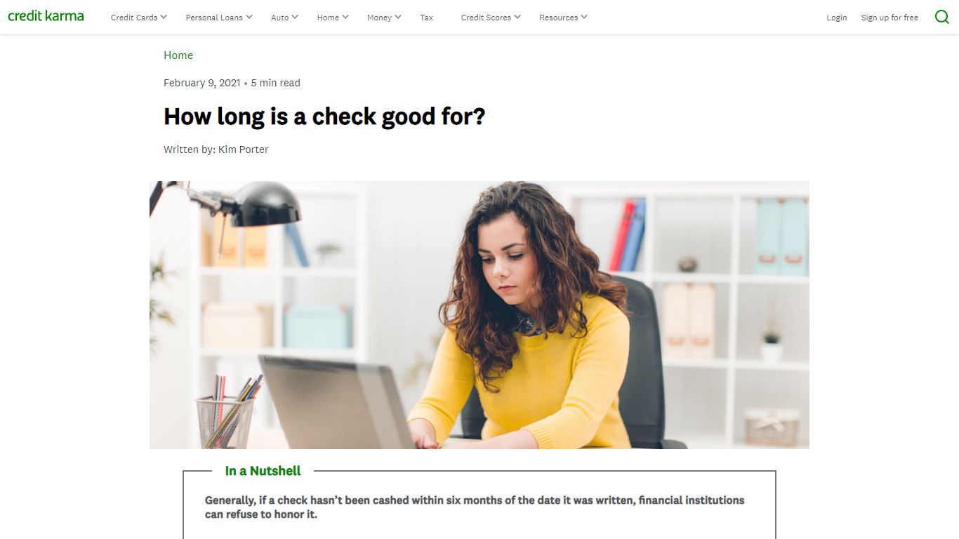 How Long Is a Check Good for Before It Expires? | Credit Karma